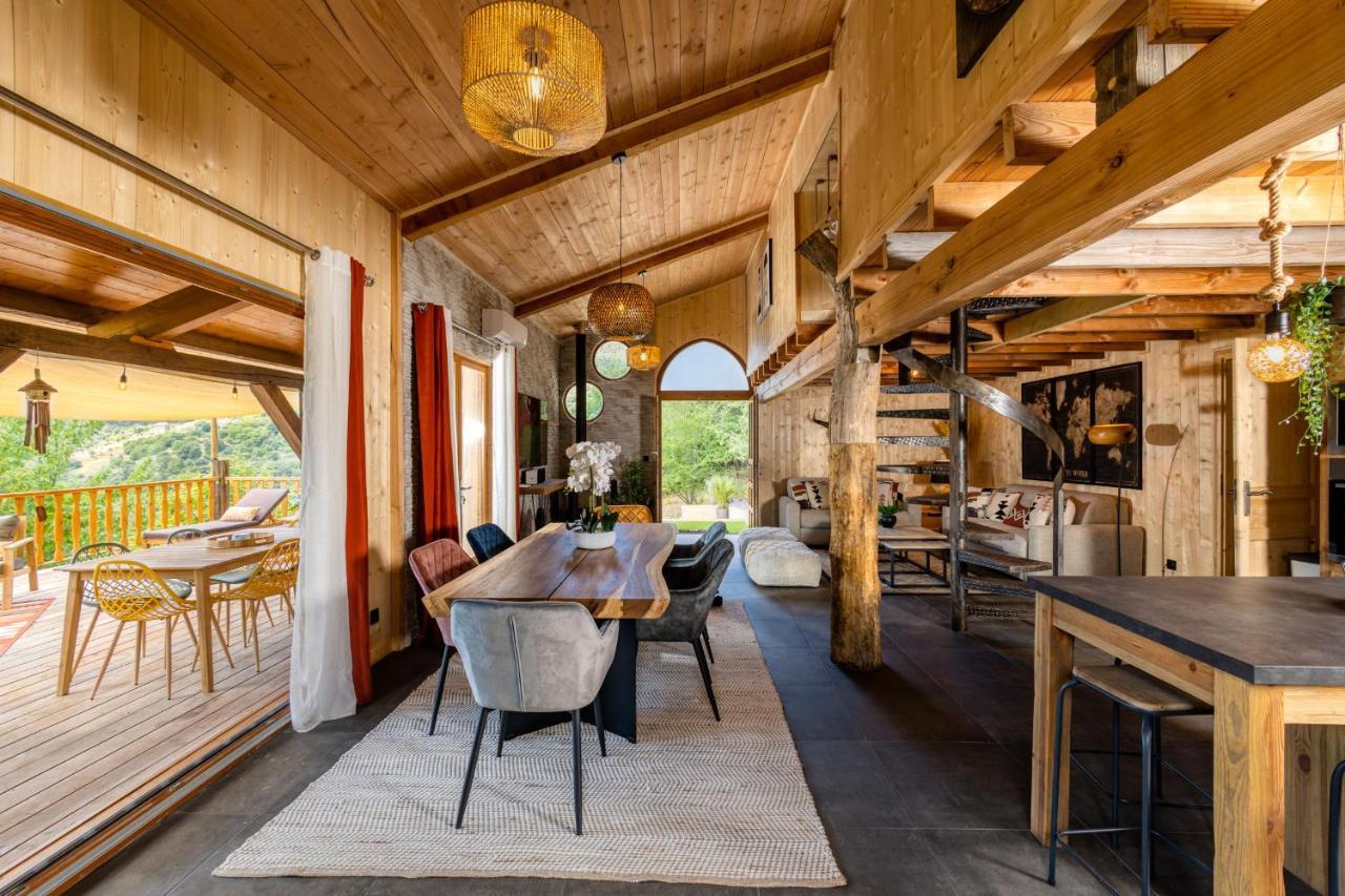 Domaine de Chalvêches Hôtel SPA 4* Faugères in Rhone-Alpes Exterior foto